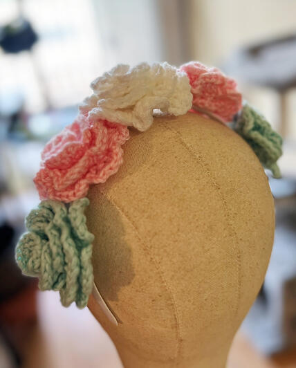 Crocheted arm warmers