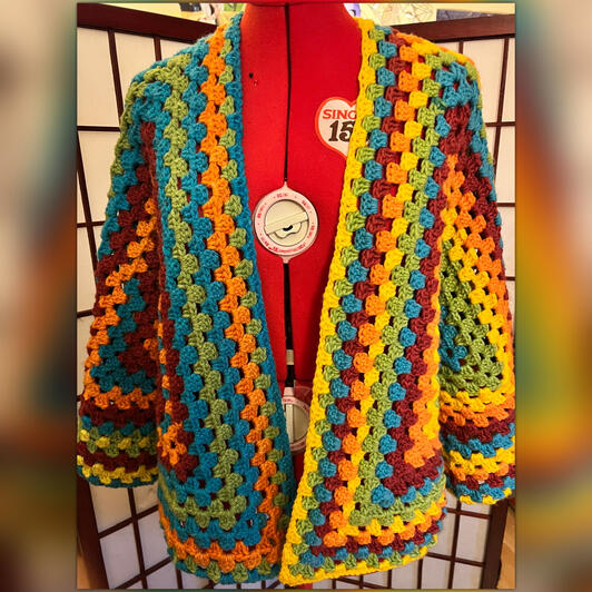 crocheted Cardigan
